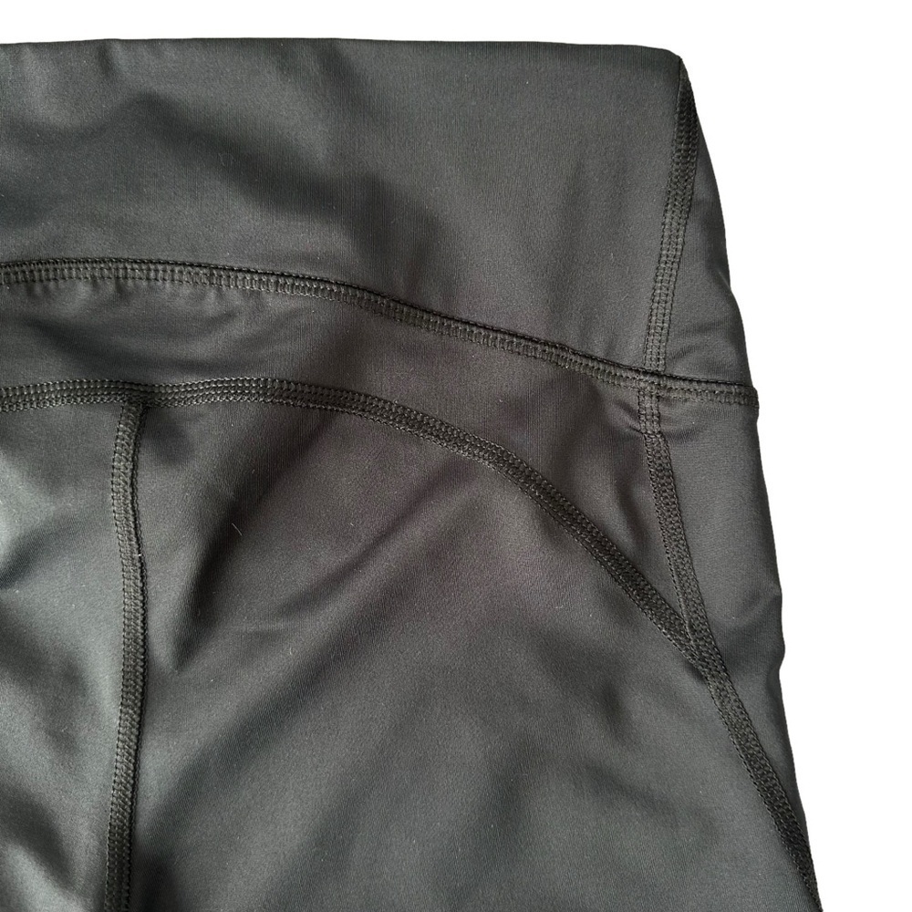 NIKE WOMENS DRI-FIT BLACK MID-RISE 7/8 MESH-PANELLED LEGGINGS IN SIZE US S - Picture 15 of 16